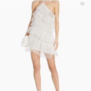 Sparkle Lou Tulle Halter Minidress
